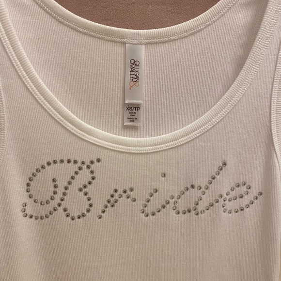 Bride Rhinestone Tank Top - Picture 1 of 3
